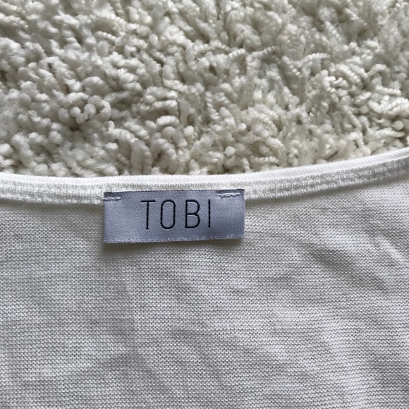 White Wrap Tobi Top - Picture 2 of 3